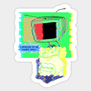 Glitching Sticker